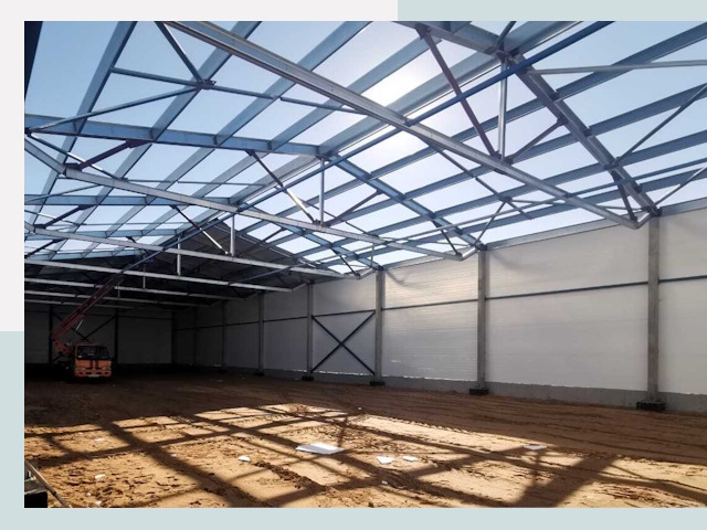 Строительство сенохранилищ в Каменске-Шахтинском