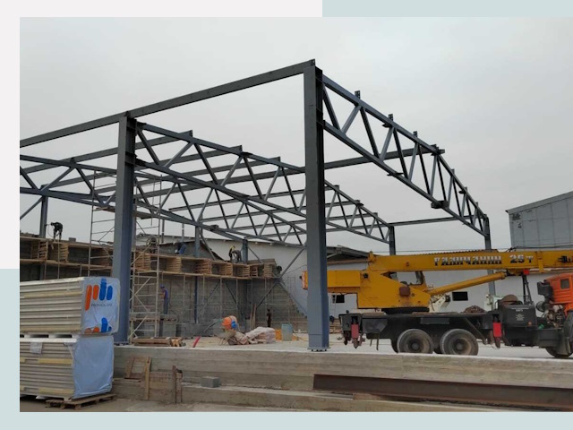 Строительство цехов в Каменске-Шахтинском