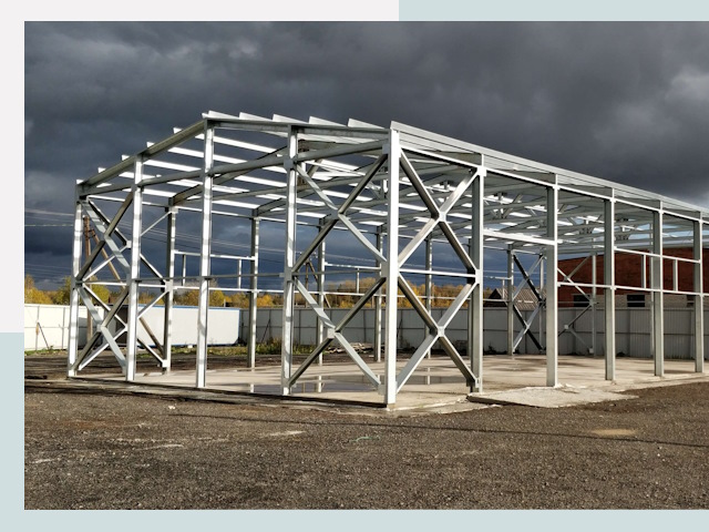 Двускатные ангары в Каменск-Шахтинский от 618 руб. за квадрат