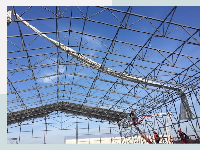 Шатровые ангары от 618 руб. в Каменске-Шахтинском и Ростовской области