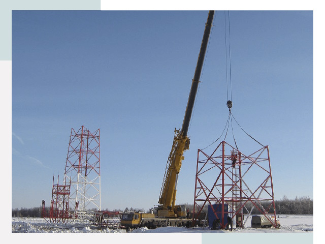 Монтаж вышек связи в Каменске-Шахтинском