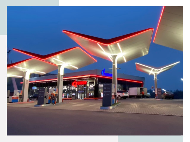 Навесы для АЗС в Каменске-Шахтинском
