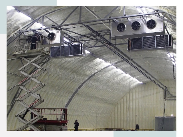 Оснащение ангаров в Каменске-Шахтинском