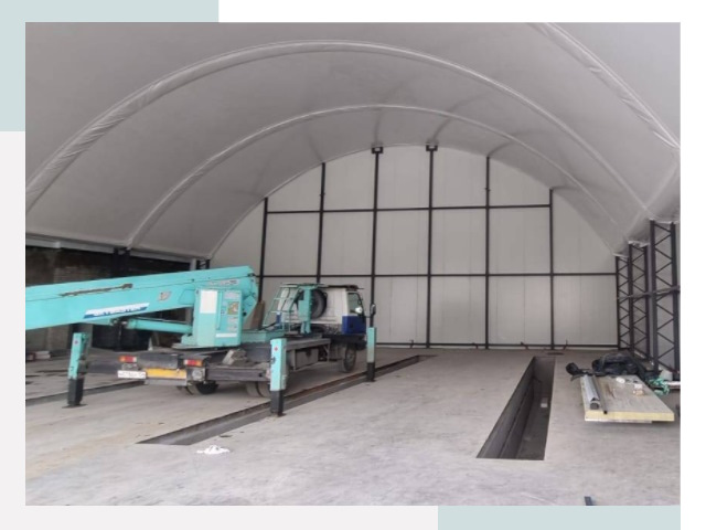 Внутреннее оснащение ангаров в Каменске-Шахтинском